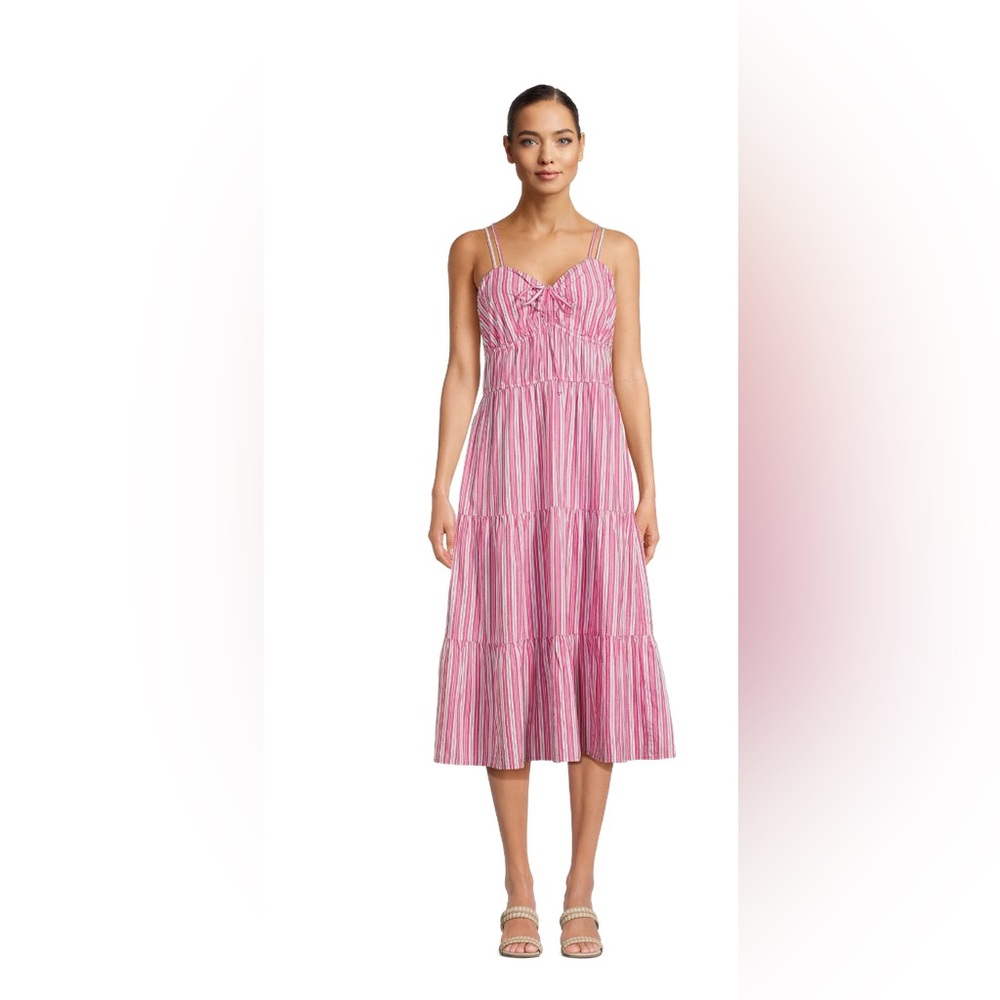 Time and Tru dress size xl. Strings criss cross and lace up the back.